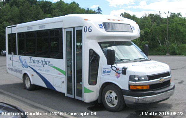 BUS/AUTOBUS: Startran Canditate II 2016 Trans-apte