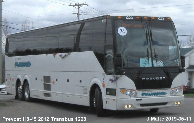 BUS/AUTOBUS: Prevost H3-45 2012 Transbus