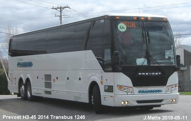 BUS/AUTOBUS: Prevost H3-45 2012 Transbus