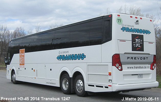 BUS/AUTOBUS: Prevost H3-45 2012 Transbus