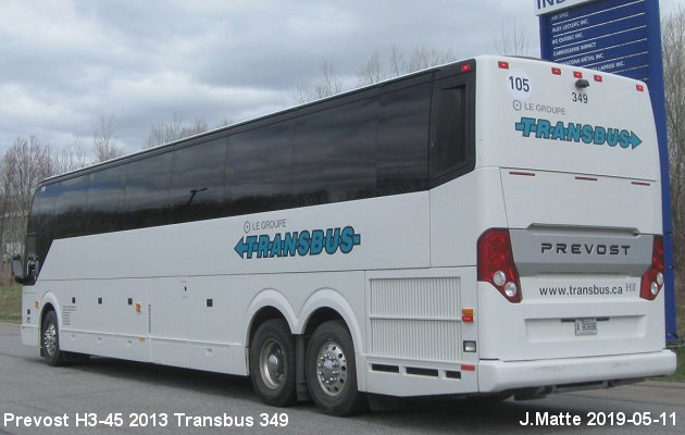 BUS/AUTOBUS: Prevost H3-45 2013 Transbus