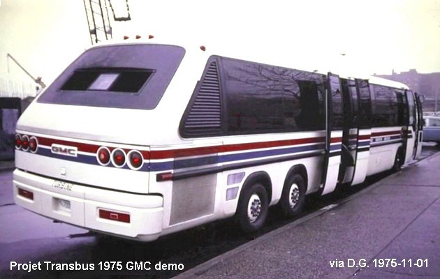 BUS/AUTOBUS: GMC Transbus 1975 Projet Transbus