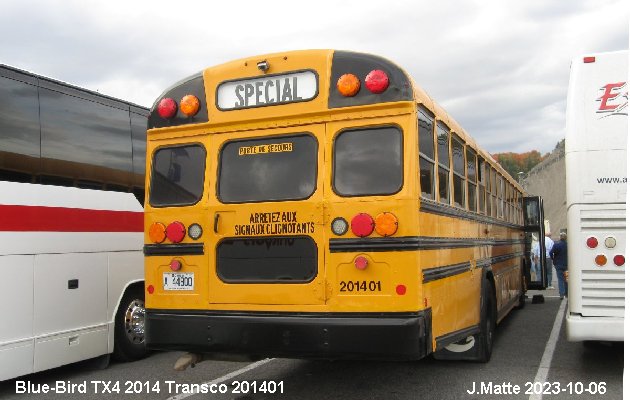 BUS/AUTOBUS: Blue Bird TX4 2014 Transco