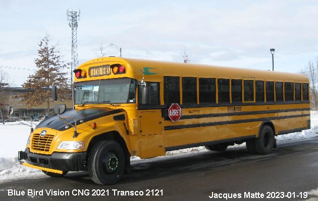 BUS/AUTOBUS: Blue Bird Vision CNG 2021 Transco