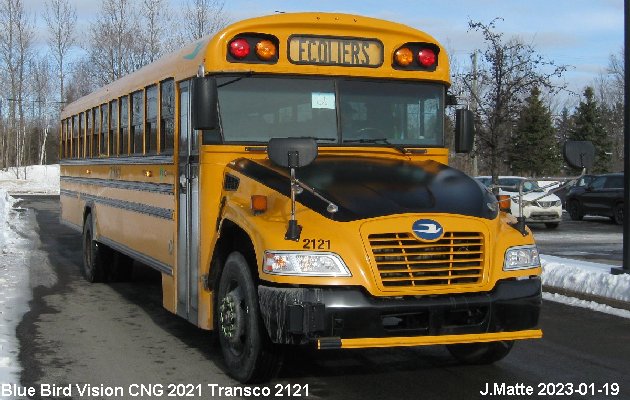BUS/AUTOBUS: Blue Bird Vision CNG 2021 Transco