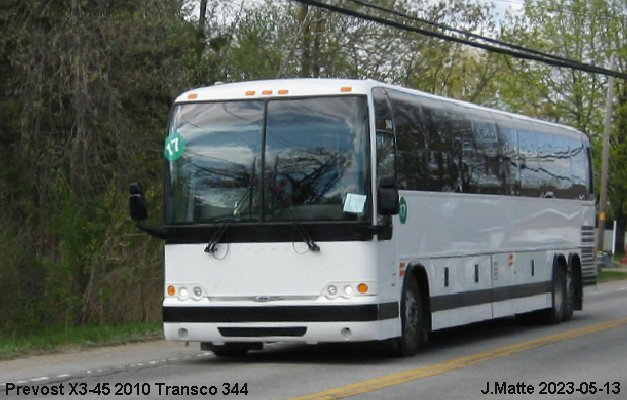 BUS/AUTOBUS: Prevost X3-45 2010 Transco