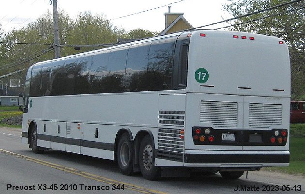 BUS/AUTOBUS: Prevost X3-45 2010 Transco
