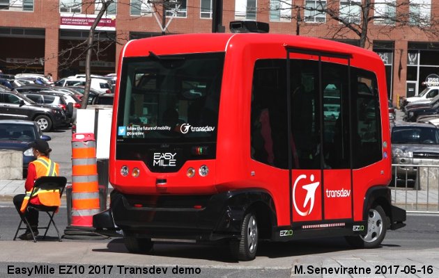 BUS/AUTOBUS: Eazy Mile EZ10 2017 Transdev