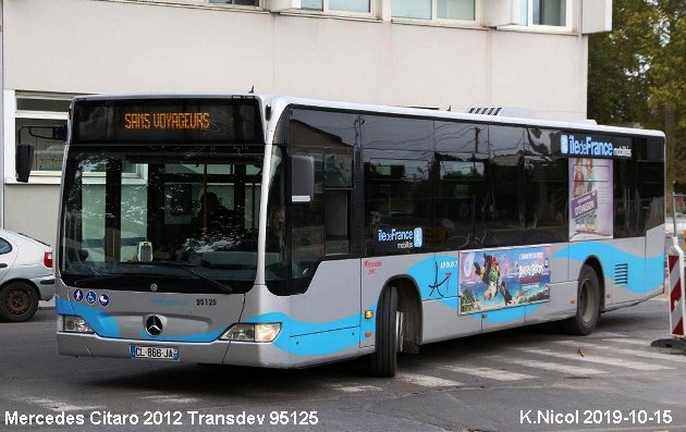 BUS/AUTOBUS: Mercedes Citaro 2012 Transdev France