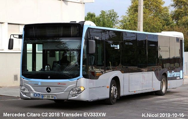 BUS/AUTOBUS: Mercedes Citaro C2 2018 Transdev France