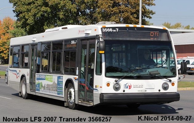 BUS/AUTOBUS: Novabus LFS 2007 Transdev