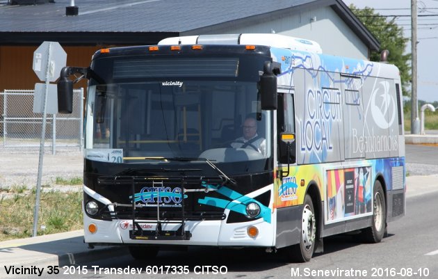 BUS/AUTOBUS: Vicinity 35 2015 Transdev