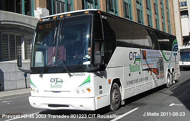 BUS/AUTOBUS: Prevost H3-45 2003 Transdev