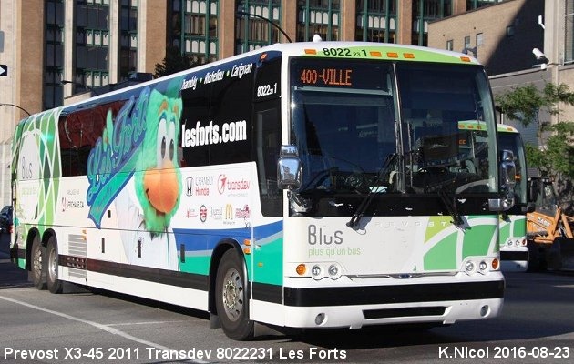 BUS/AUTOBUS: Prevost X3-45 2011 Transdev
