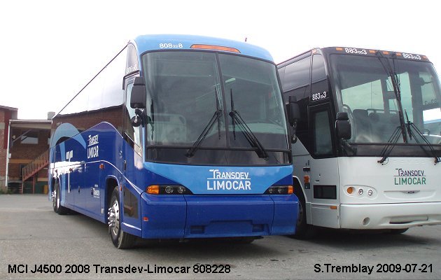BUS/AUTOBUS: MCI J4500 2008 Transdev