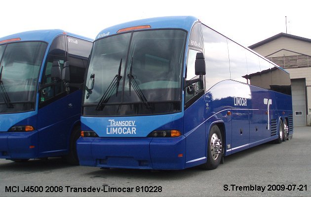 BUS/AUTOBUS: MCI J4500 2008 Transdev