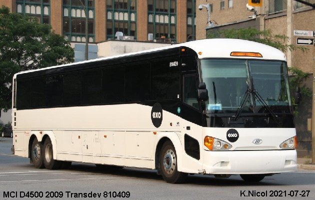 BUS/AUTOBUS: MCI D4500 2009 Transdev