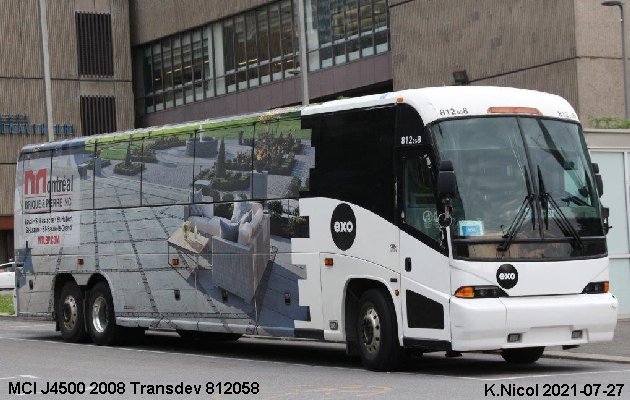 BUS/AUTOBUS: MCI J4500 2008 Transdev