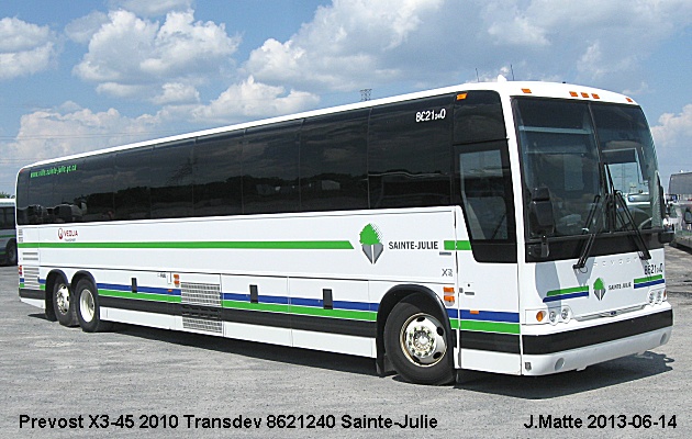 BUS/AUTOBUS: Prevost X3-45 2010 Veolia-Transdev