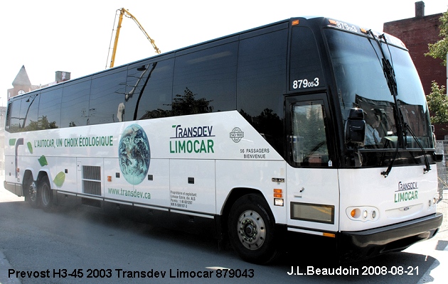 BUS/AUTOBUS: Prevost H3-45 2003 Transdev