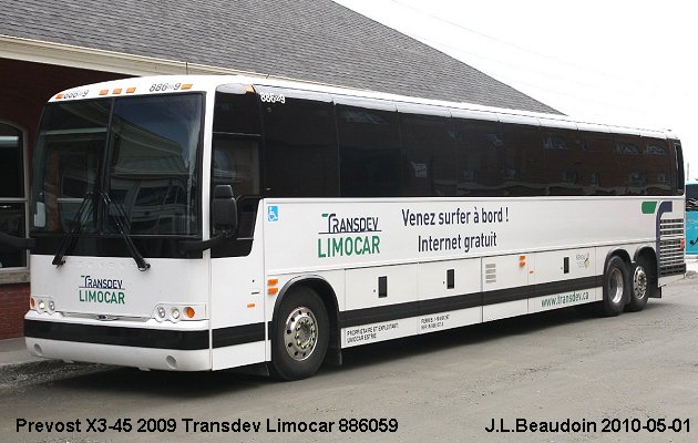 BUS/AUTOBUS: Prevost X3-45 2009 Transdev