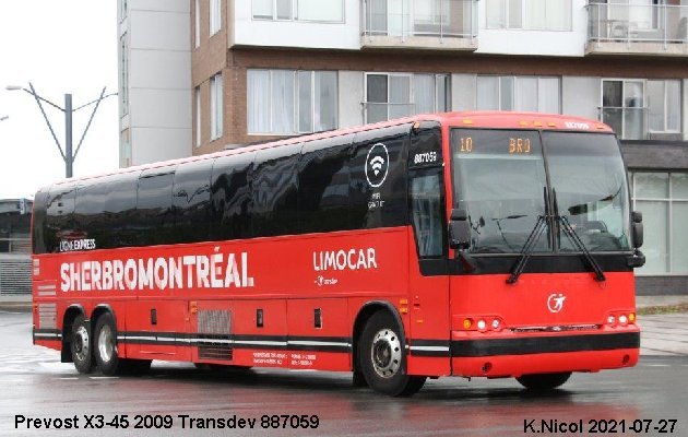 BUS/AUTOBUS: Prevost X3-45 2009 Transdev