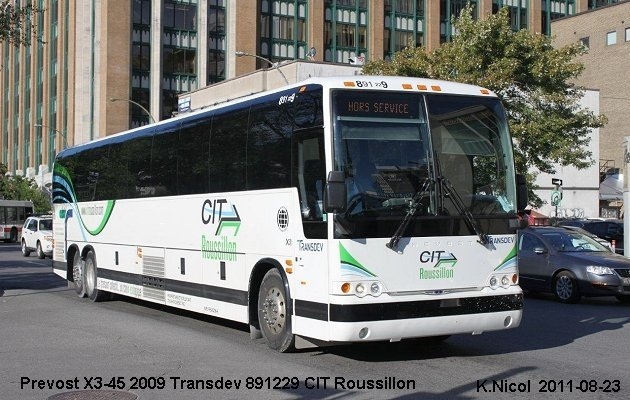 BUS/AUTOBUS: Prevost X3-45 2009 Transdev