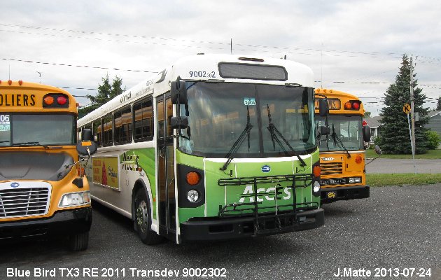 BUS/AUTOBUS: Blue Bird TX3 RE 2011 Transdev