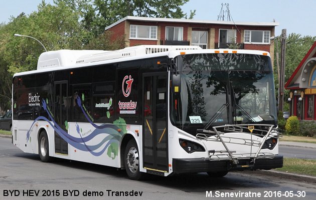 BUS/AUTOBUS: BYD HEV 30 2015 Transdev