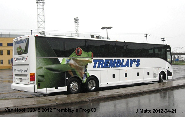 BUS/AUTOBUS: Van Hool C20445 2012 Tremblay s