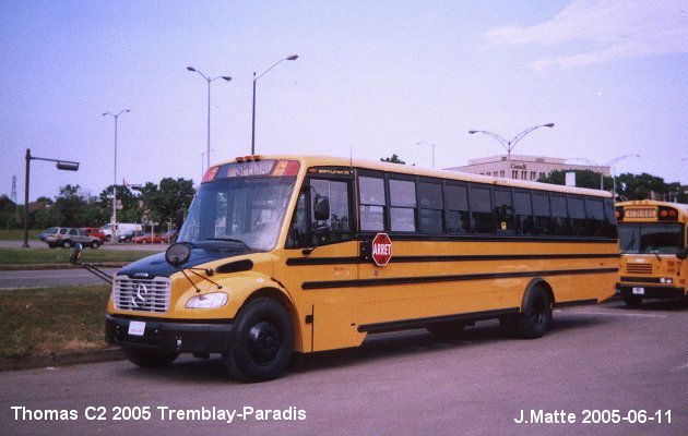 BUS/AUTOBUS: Thomas C 2 2005 Tremblay Paradis