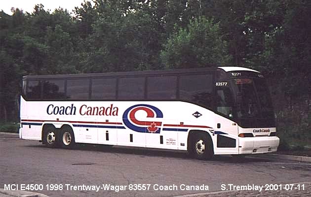 BUS/AUTOBUS: MCI E Type 1998 Trentway