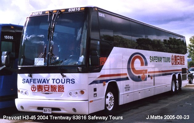 BUS/AUTOBUS: Prevost H3-45 2004 Trentway-Wagar