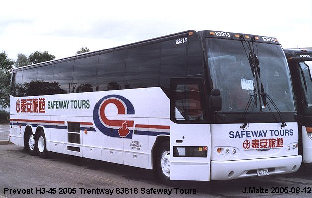 BUS/AUTOBUS: Prevost H3-45 2005 Trentway-Wagar