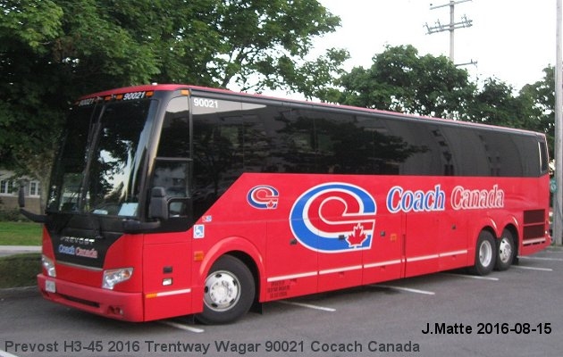 BUS/AUTOBUS: Prevost H3-45 2016 Trenway-Wagar