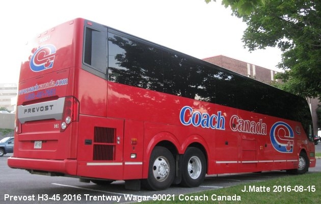 BUS/AUTOBUS: Prevost H3-45 2016 Trenway-Wagar