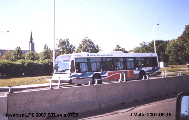 BUS/AUTOBUS: Novabus LFS 2007 STLevis
