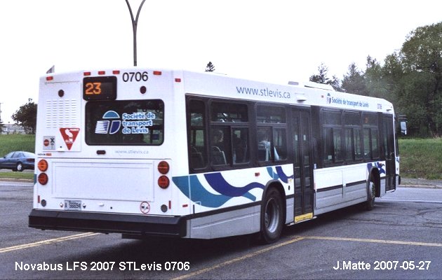 BUS/AUTOBUS: Novabus LFS 2007 STLevis