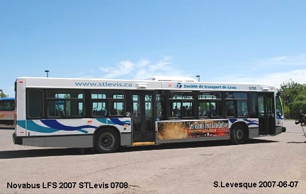 BUS/AUTOBUS: Novabus LFS 2007 STLevis