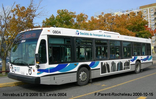 BUS/AUTOBUS: Novabus LFS 2008 STLevis