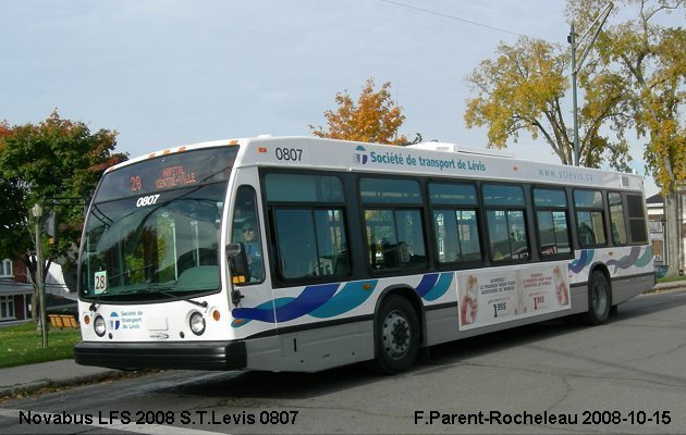 BUS/AUTOBUS: Novabus LFS 2008 STLevis