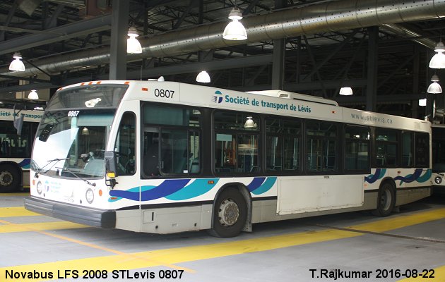 BUS/AUTOBUS: Novabus LFS 2008 STLevis