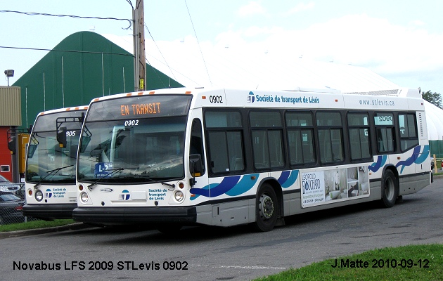 BUS/AUTOBUS: Novabus LFS 2009 STLevis