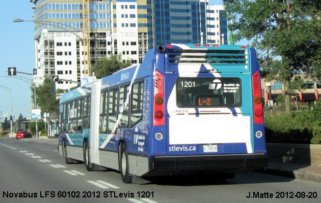 BUS/AUTOBUS: Novabus LFS 60102 2012 STLevis