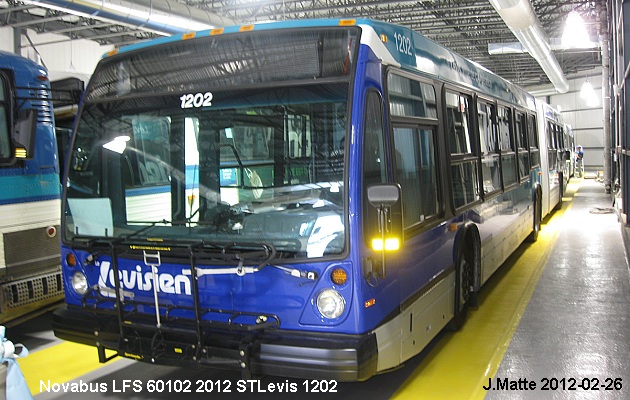 BUS/AUTOBUS: Novabus LFS 60102 2012 STLevis