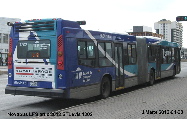 BUS/AUTOBUS: Novabus LFS 60102 2012 STLevis