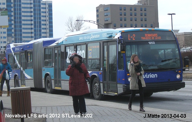 BUS/AUTOBUS: Novabus LFS 60102 2012 STLevis