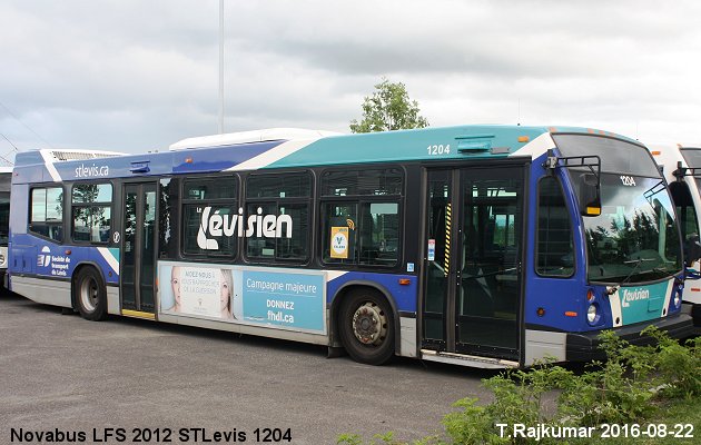 BUS/AUTOBUS: Novabus LFS 2012 STLevis