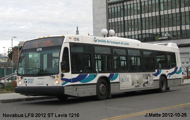 BUS/AUTOBUS: Novabus LFS 2012 STLevis