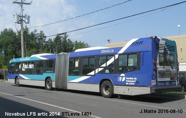 BUS/AUTOBUS: Novabus LFS 60102 2014 STLevis